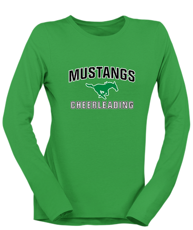 Myers Park Mustangs Cheerleading Women's LS T-Shirt