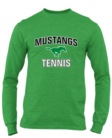 Myers Park Mustangs Tennis Men's LS T-Shirt