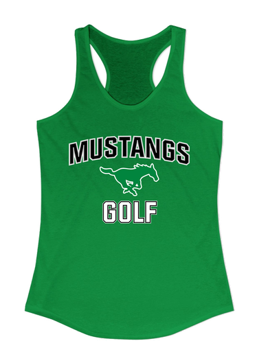 Myers Park Mustangs Golf Women's Tank Top