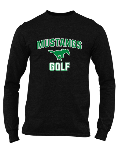 Myers Park Mustangs Golf Men's LS T-Shirt