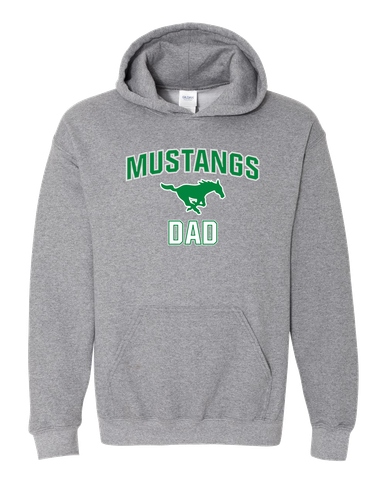 Myers Park Mustangs Dad Men's Hoodie