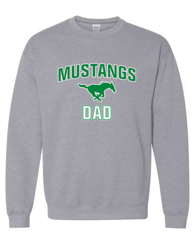 Myers Park Mustangs Dad Men's Sweatshirt