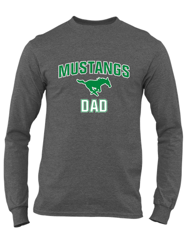 Myers Park Mustangs Dad Men's Premium LS T-Shirt