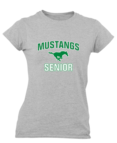 Myers Park Mustangs Senior #1 Women's Premium SS T-Shirt