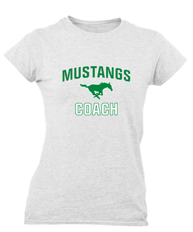 Myers Park Mustangs Coach Women's SS T-Shirt