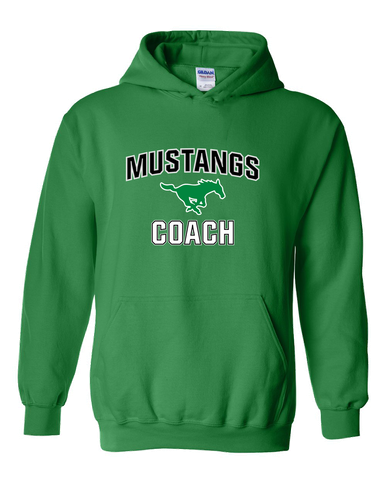 Myers Park Mustangs Coach Men's Hoodie