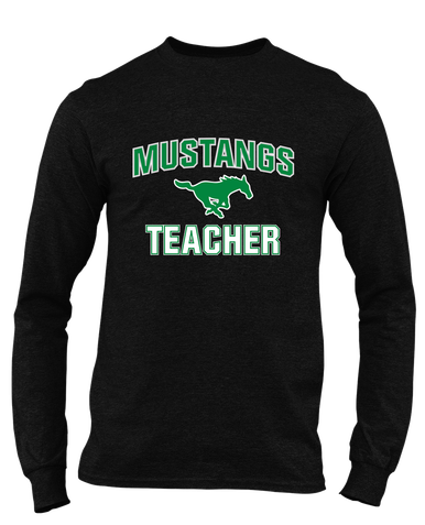 Myers Park Mustangs Teacher Men's Premium LS T-Shirt