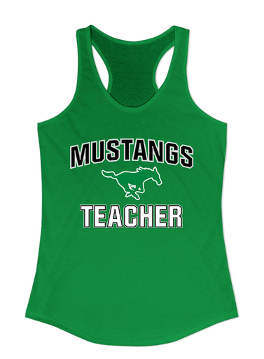 Myers Park Mustangs Teacher Women's Tank Top