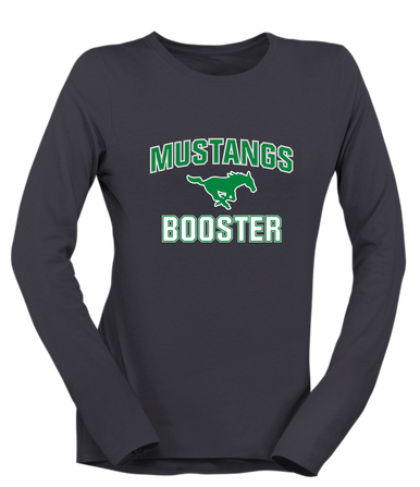Myers Park Mustangs Booster Women's Premium LS T-Shirt