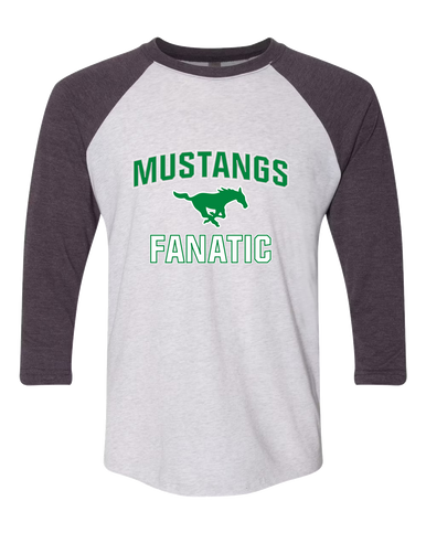 Myers Park Mustangs Fanatic Women's Baseball T-Shirt