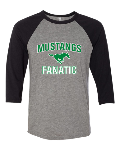 Myers Park Mustangs Fanatic Men's Baseball T-Shirt