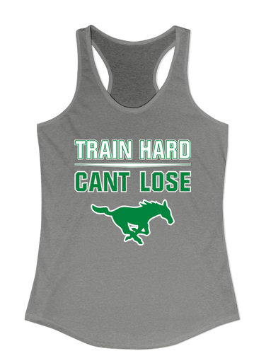 Myers Park Mustangs Train Hard, Can't Lose Women's Tank Top