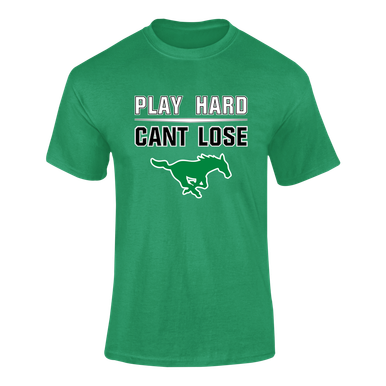 Myers Park Mustangs Play Hard, Can't Lose Men's Premium SS T-Shirt