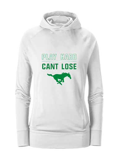 Myers Park Mustangs Play Hard, Can't Lose Women's Hoodie