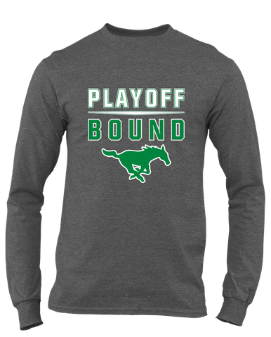 Myers Park Mustangs Playoff Bound Men's Premium LS T-Shirt