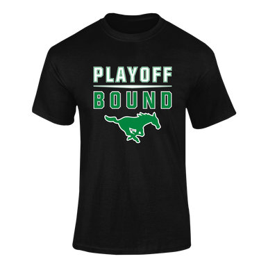 Myers Park Mustangs Playoff Bound Men's SS T-Shirt