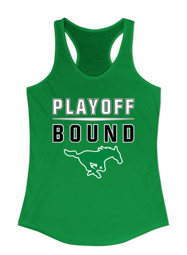 Myers Park Mustangs Playoff Bound Women's Tank Top