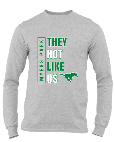 Myers Park Mustangs They Not Like Us #1 Men's Premium LS T-Shirt