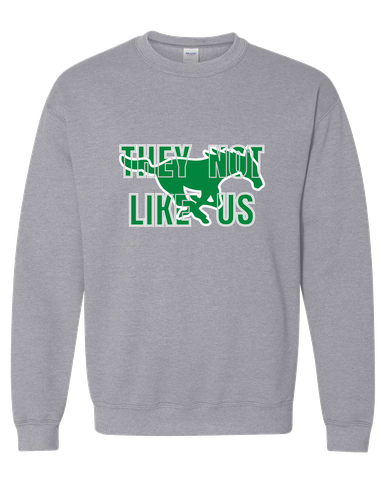 Myers Park Mustangs They Not Like Us #2 Men's Sweatshirt