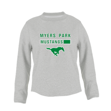 Myers Park Mustangs Mascot #7 Women's Sweatshirt