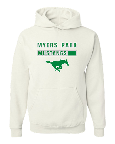 Myers Park Mustangs Mascot #7 Men's Premium Hoodie