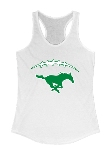 Myers Park Mustangs Football #2 Women's Tank Top