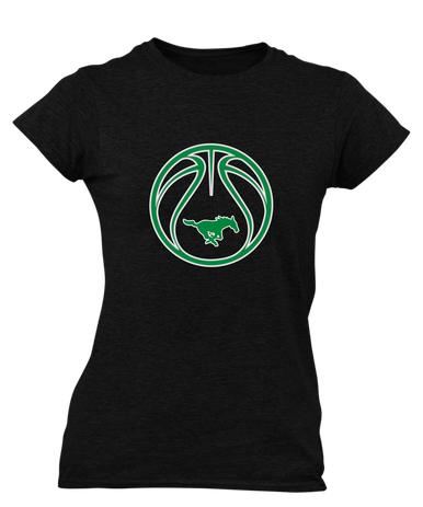 Myers Park Mustangs Basketball #2 Women's Premium SS T-Shirt