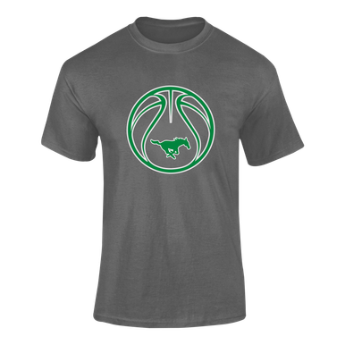 Myers Park Mustangs Basketball #2 Men's SS T-Shirt