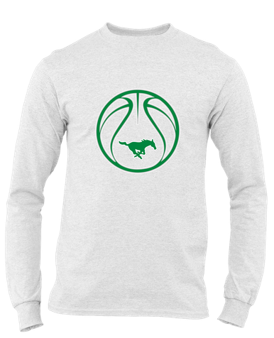 Myers Park Mustangs Basketball #2 Men's Premium LS T-Shirt