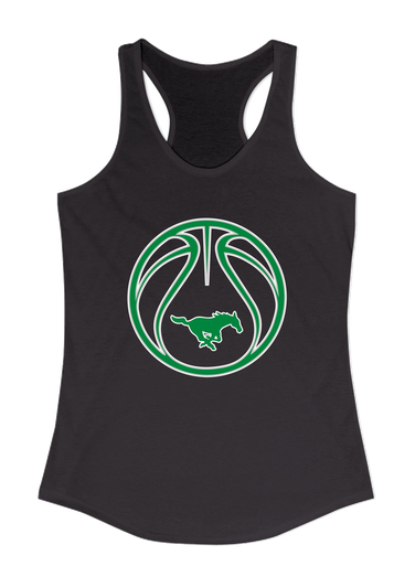 Myers Park Mustangs Basketball #2 Women's Tank Top