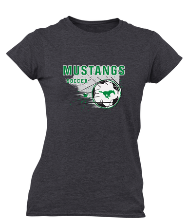 Myers Park Mustangs Soccer #2 Women's SS T-Shirt
