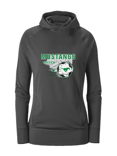 Myers Park Mustangs Soccer #2 Women's Hoodie