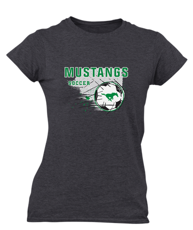 Myers Park Mustangs Soccer #2 Women's Premium SS T-Shirt