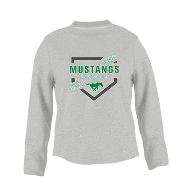 Myers Park Mustangs Baseball #2 Women's Sweatshirt