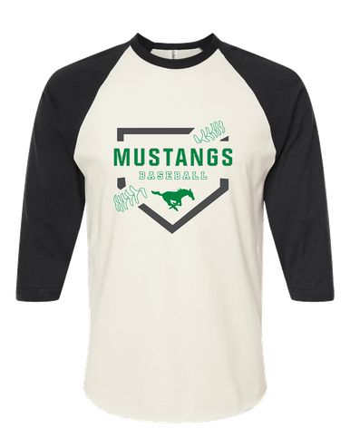 Myers Park Mustangs Baseball #2 Men's Baseball T-Shirt