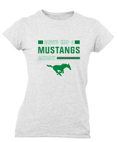 Myers Park Mustangs Mindset Women's Premium SS T-Shirt