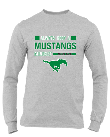 Myers Park Mustangs Mindset Men's Premium LS T-Shirt