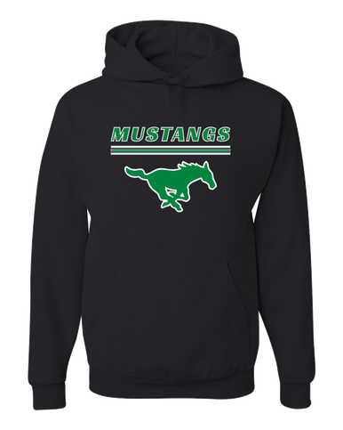 Myers Park Mustangs Mascot #8 Men's Premium Hoodie