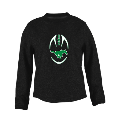 Myers Park Mustangs Football #4 Women's Sweatshirt