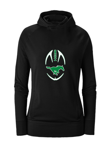Myers Park Mustangs Football #4 Women's Hoodie