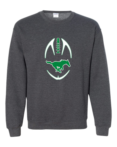 Myers Park Mustangs Football #4 Men's Sweatshirt
