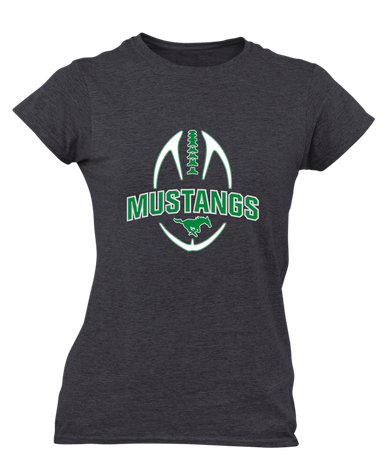 Myers Park Mustangs Football #5 Women's SS T-Shirt