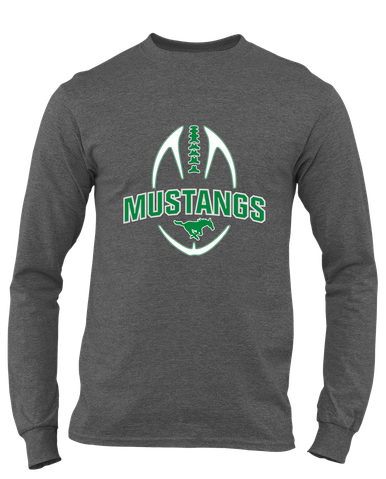 Myers Park Mustangs Football #5 Men's Premium LS T-Shirt