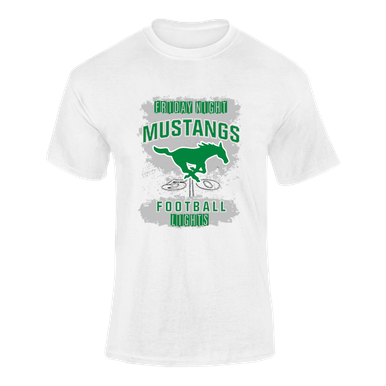 Myers Park Mustangs Football #6 Men's Premium SS T-Shirt