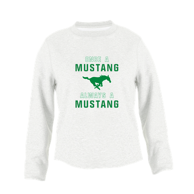 Myers Park Mustangs Once A Women's Sweatshirt