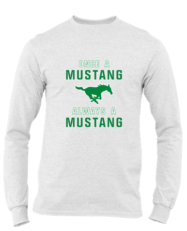 Myers Park Mustangs Once A Men's Premium LS T-Shirt