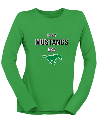 Myers Park Mustangs Era #1 Women's LS T-Shirt