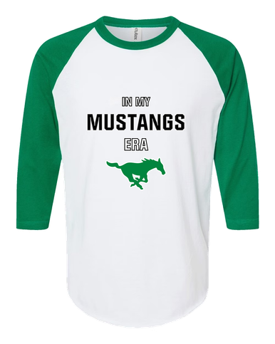 Myers Park Mustangs Era #1 Women's Baseball T-Shirt