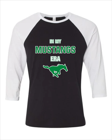 Myers Park Mustangs Era #1 Men's Baseball T-Shirt