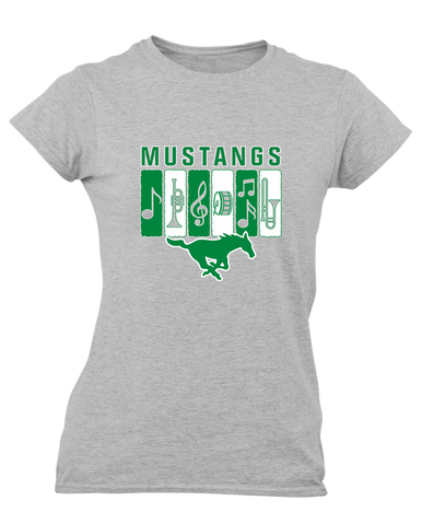 Myers Park Mustangs Band # 2 Women's SS T-Shirt